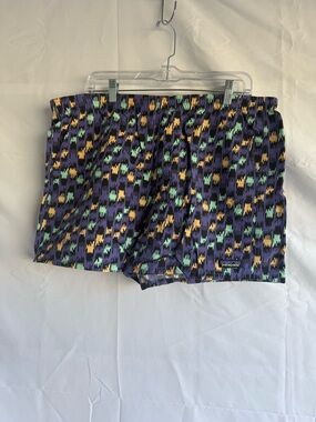 Patagonia Women’s Baggies Shorts 5” XL Purple Print NWT